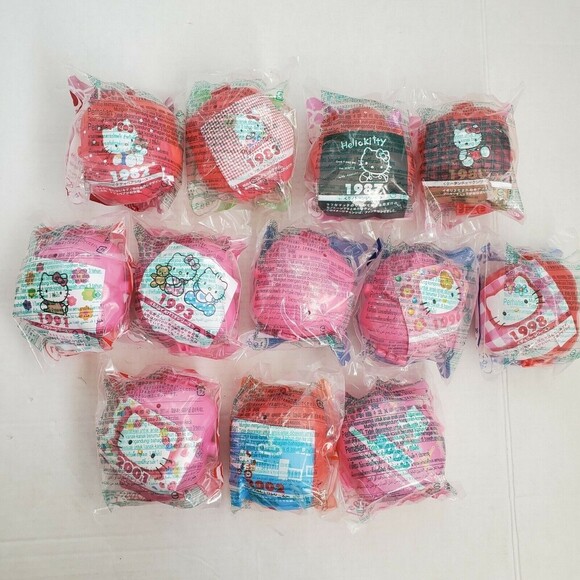 Hello Kitty Other - Hello Kitty 35 Yrs Collectible 2009 McDonald's Toy Lot of 12 Var Yrs 1982 - 2005